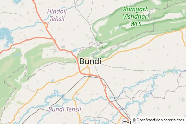 Mapa Bundi