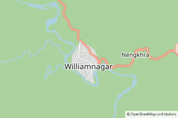 Mapa Williamnagar