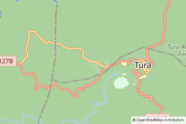 Mapa Tura