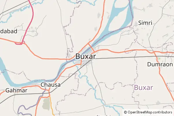 Mapa Buxar