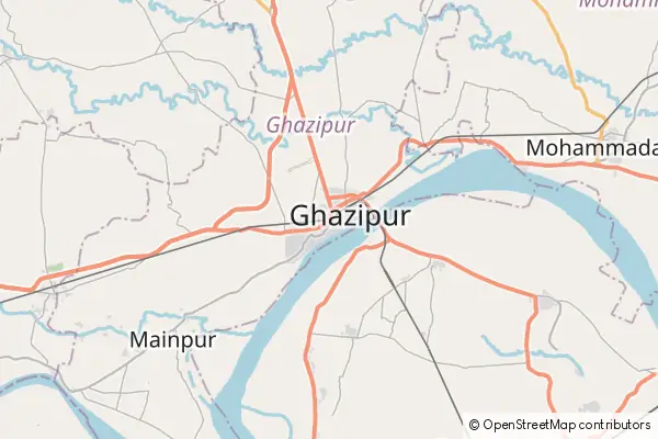 Mapa Ghazipur