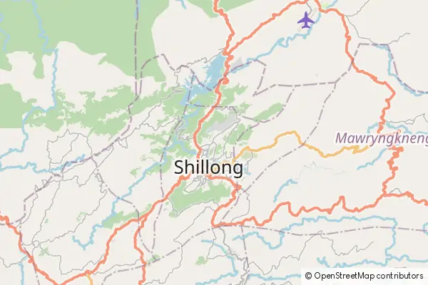 Mapa Shillong