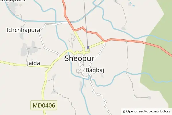 Mapa Sheopur