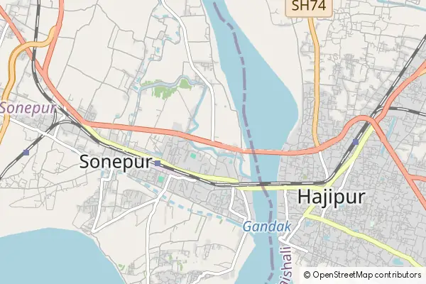 Mapa Sonepur