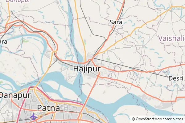 Mapa Hajipur