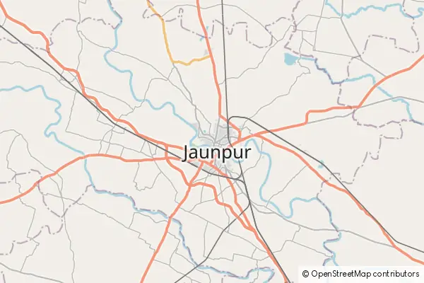 Mapa Jaunpur