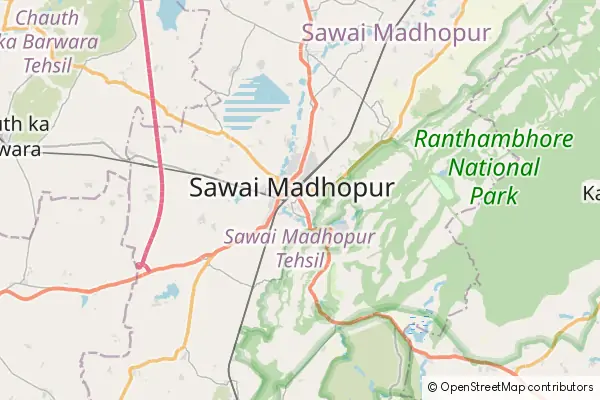 Mapa Sawāi Mādhopur