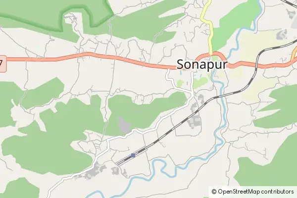 Mapa Sonapur Pathar