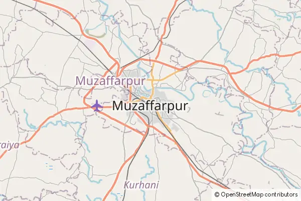 Mapa Muzaffarpur
