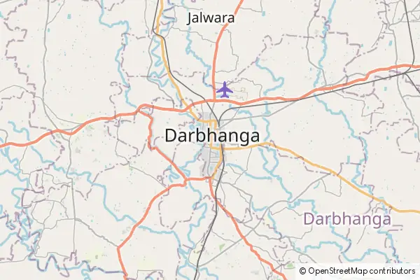 Mapa Darbhanga