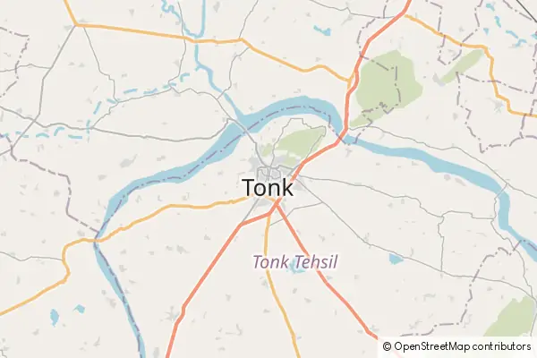 Mapa Tonk