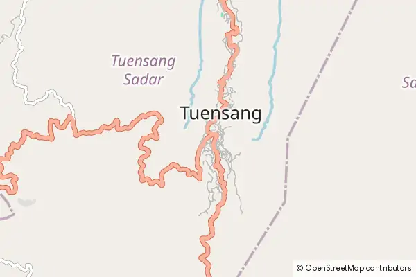 Mapa Tuensang