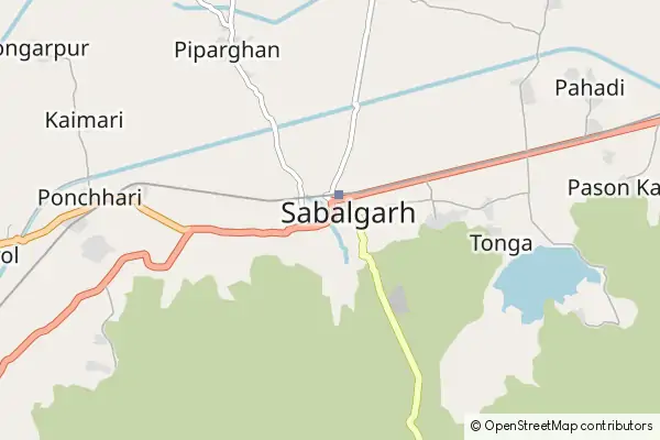 Mapa Sabalgarh