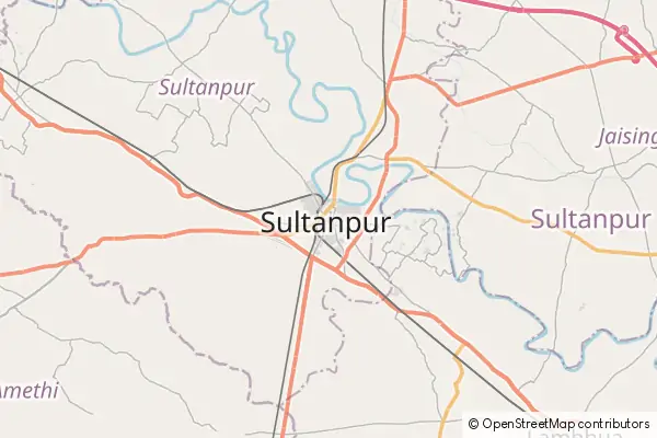 Mapa Sultanpur