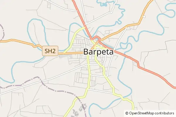 Mapa Barpeta