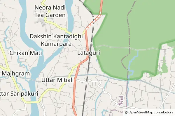 Mapa Lataguri