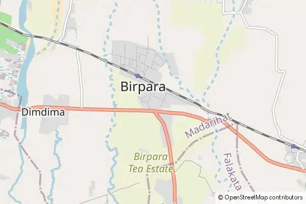 Mapa Birpara