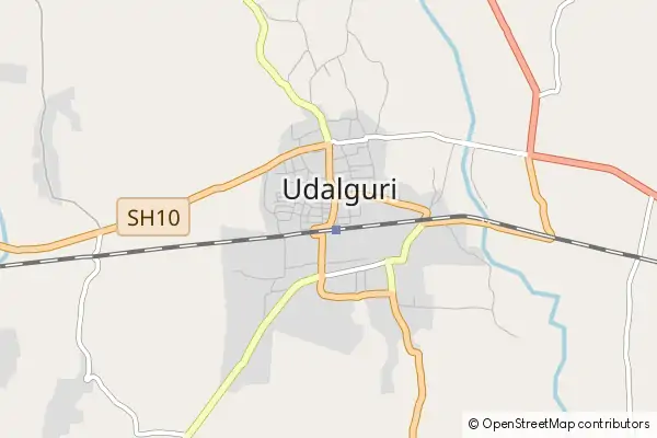 Mapa Udalguri