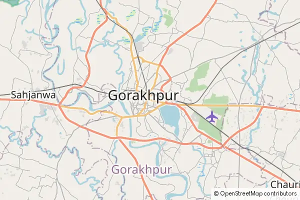 Mapa Gorakhpur