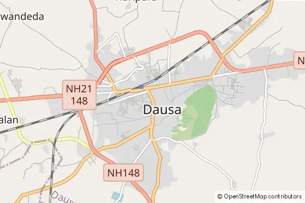 Mapa Dausa