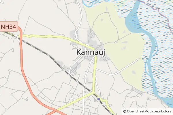 Mapa Kannauj