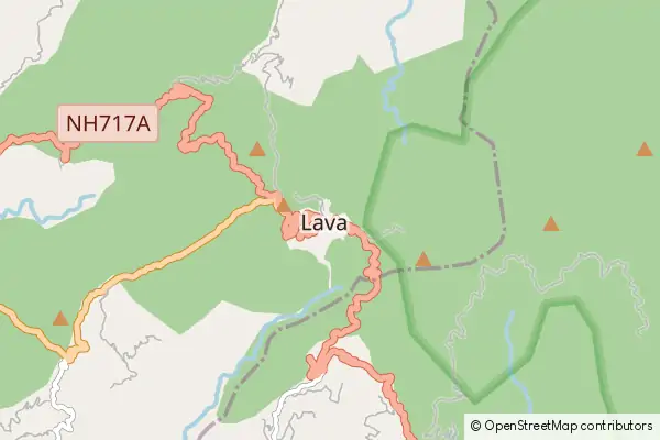 Mapa Lava