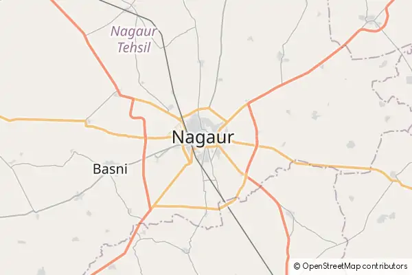 Mapa Nagaur