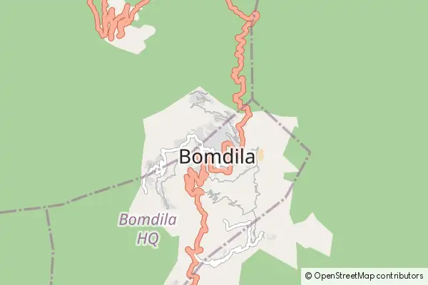 Mapa Bomdila