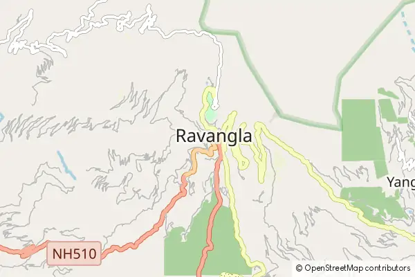 Mapa Ravangla