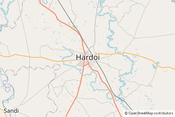 Mapa Hardoi