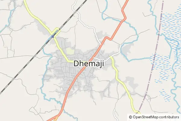 Mapa Dhemāji