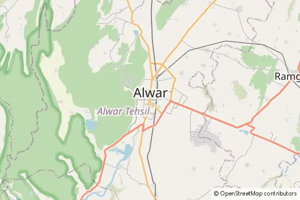 Mapa Alwar