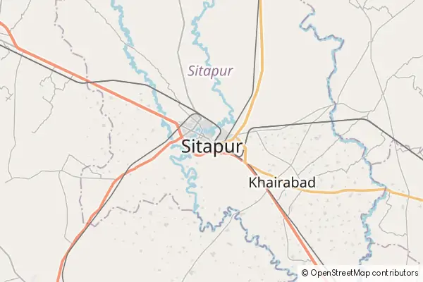 Mapa Sītāpur