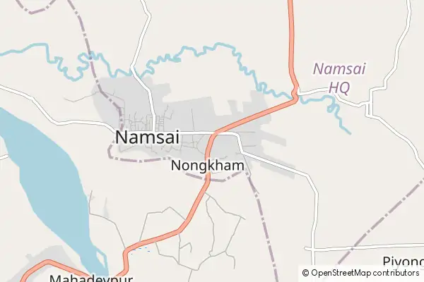 Mapa Namsai