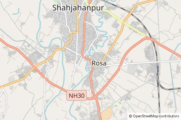 Mapa Shahjahanpur