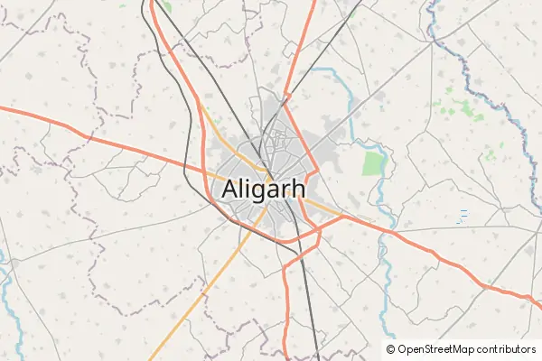 Mapa Aligarh