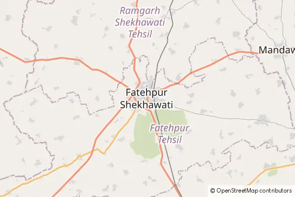 Mapa Fatehpur