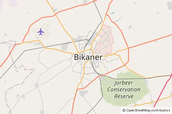 Mapa Bikaner