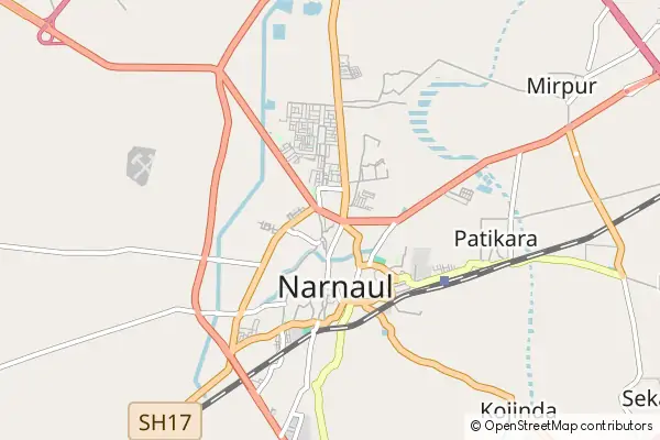 Mapa Nārnaul