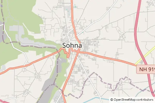 Mapa Sohna