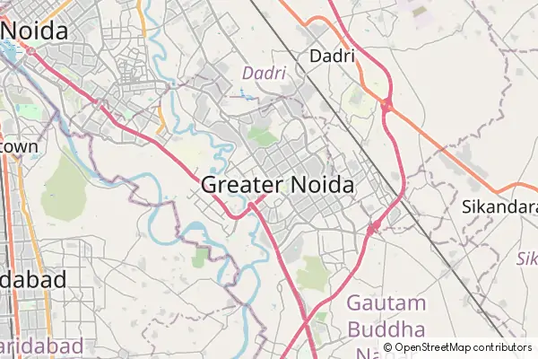 Mapa Greater Noida