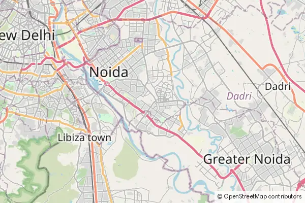 Mapa Noida