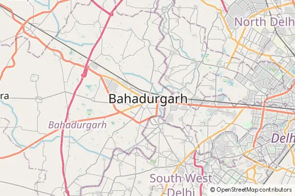 Mapa Bahādurgarh