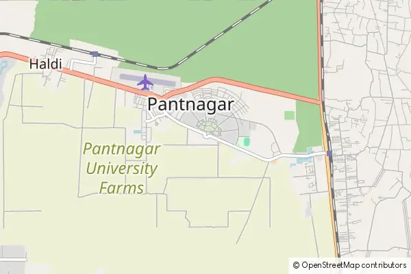 Mapa Pantnagar