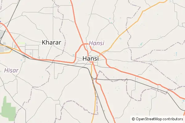 Mapa Hansi