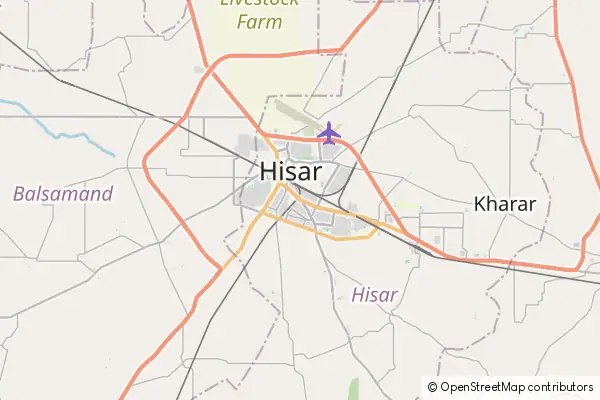 Mapa Hisar