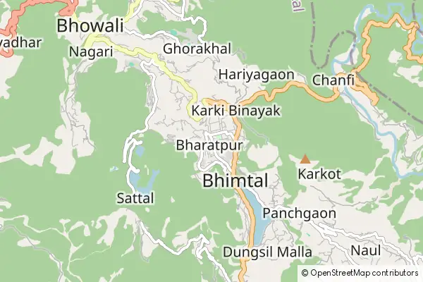 Mapa Bhimtal