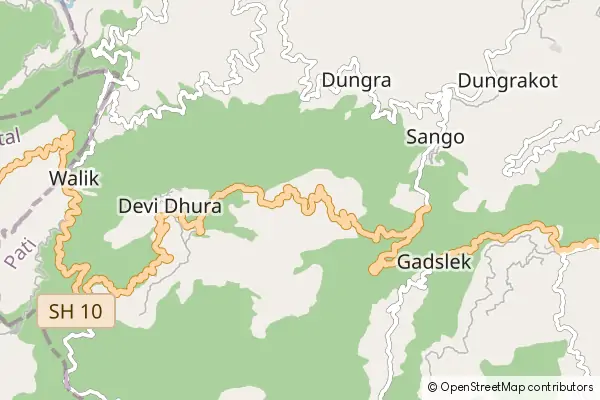 Mapa Kedarnath