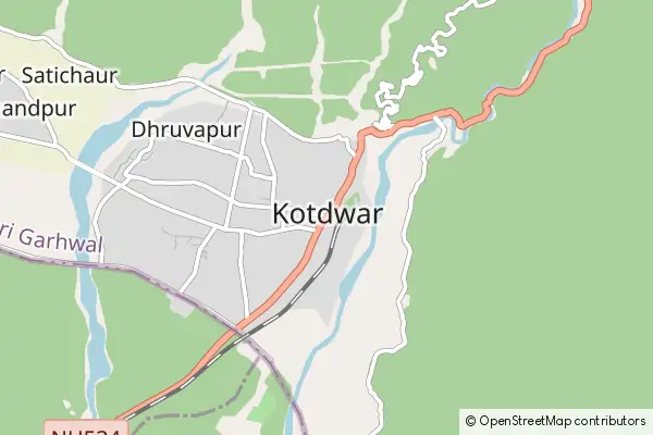 Mapa Kotdwara