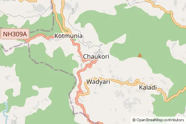 Mapa Chaukori